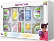 Слайм тайм Набор надувного слайма 4 цвета с украшениями 1TOY Т17645