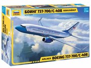 Боинг 737-700 С-40B Пассажирский авиалайнер Сборная модель самолета масштаб 1/144 Звезда 7027