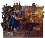 DaVICI деревянные пазлы Кукольный домик