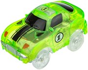 Спорткар Гибкий трек со светом Автопарк 1Toy зеленый