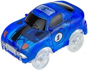 Спорткар Гибкий трек со светом Автопарк 1Toy синий