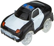 Патрульная машина Гибкий трек со светом Автопарк Toy черная