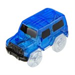 Внедорожник Гибкий трек со светом Автопарк 1Toy синий