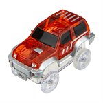 Кроссовер Гибкий трек со светом Автопарк 1Toy красный