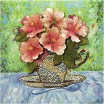 Мозаика из пайеток на холсте Летний букет Волшебная мастерская МХ-12