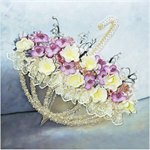 Мозаика из пайеток на холсте Романтика дождя Волшебная мастерская МХ-13