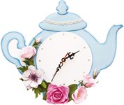 Часы из фоамирана Чайник Волшебная мастерская ЧФ-04