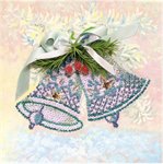 Мозаика из пайеток на холсте Колокольчики Волшебная мастерская МХ-17