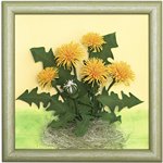 3D картина из фоамирана Одуванчики Волшебная мастерская FM-01